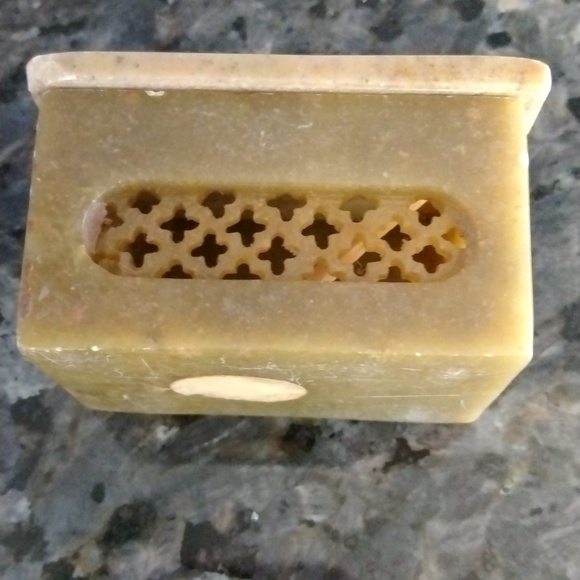 Jade match box / incense box - Picture 5 of 9